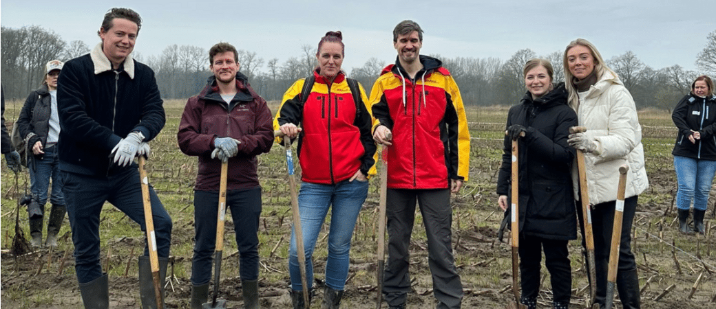 Boomplantdag met DHL
