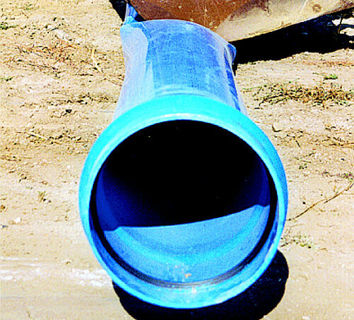 Blauwe buis PVC-O