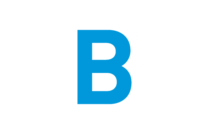 B